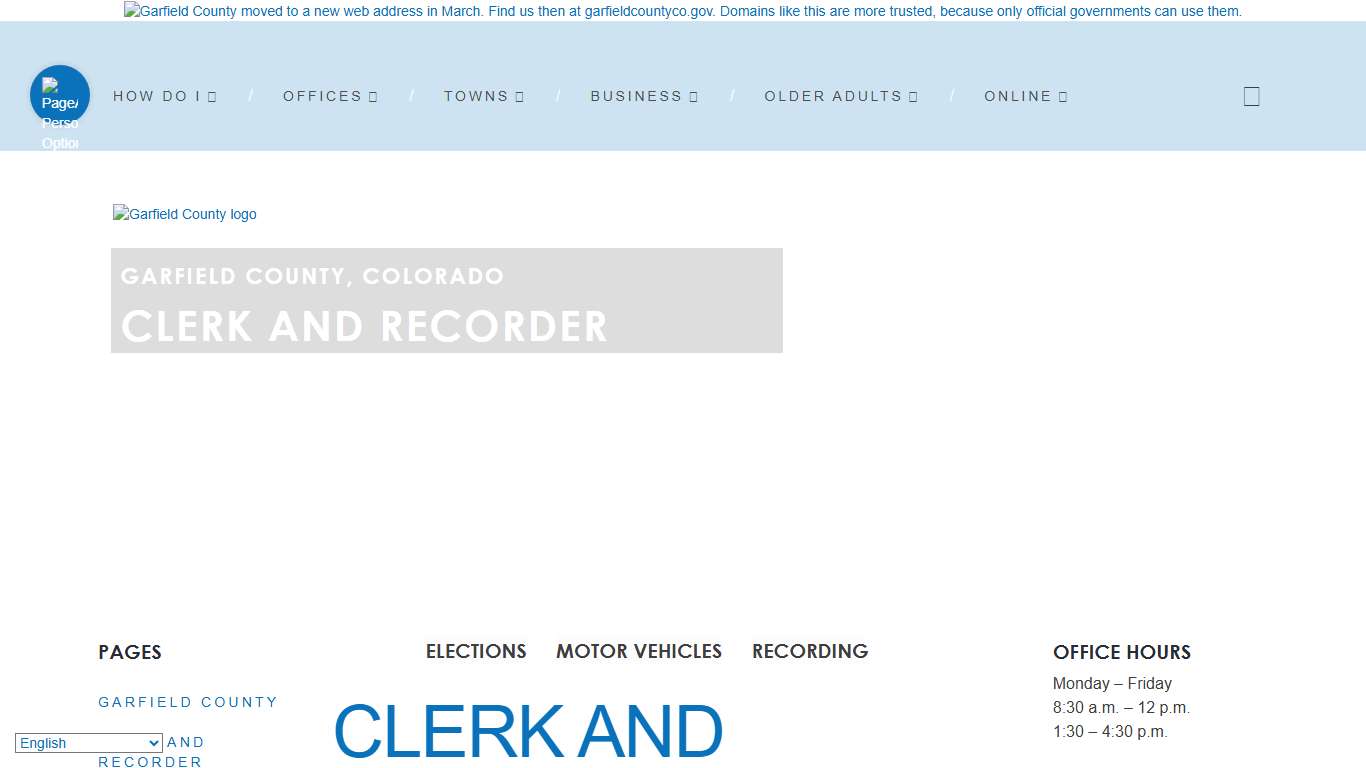 Clerk and Recorder